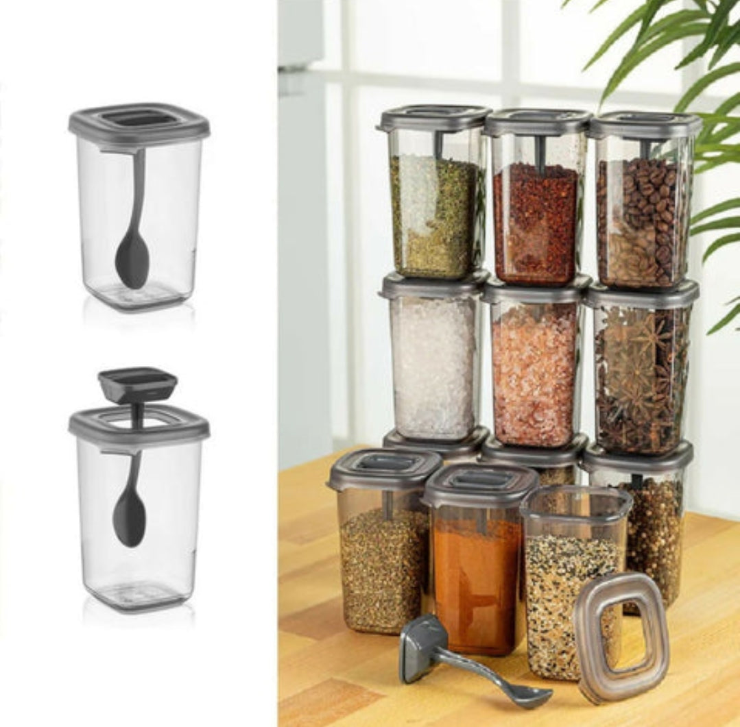 Airtight Spoony Container (Pack of 6)